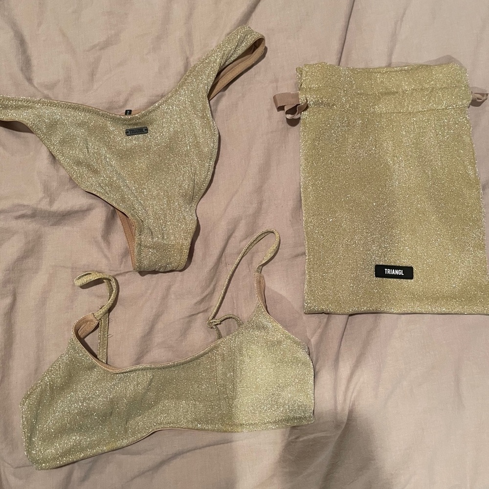 Triangl Bikini Set - GOLD